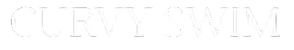 CurvySwim logo for plus size swimwear for curvy women