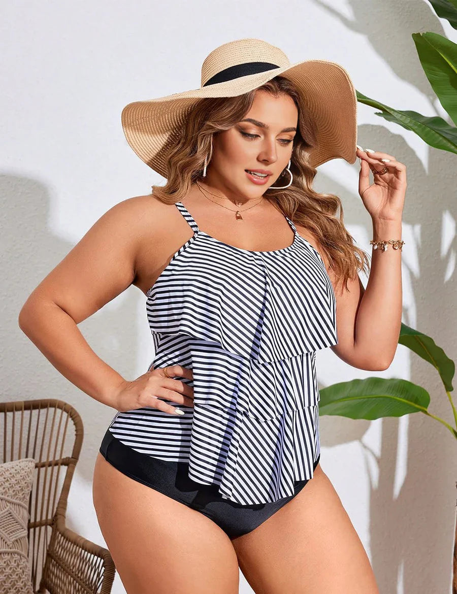 CurvySwim Plus Size Swimwear Tankinis